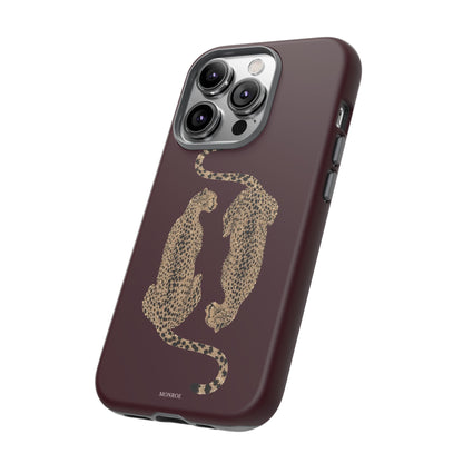 Burgundy Cheetah Tough Case