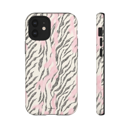 Light Pink Zebra Tough Case