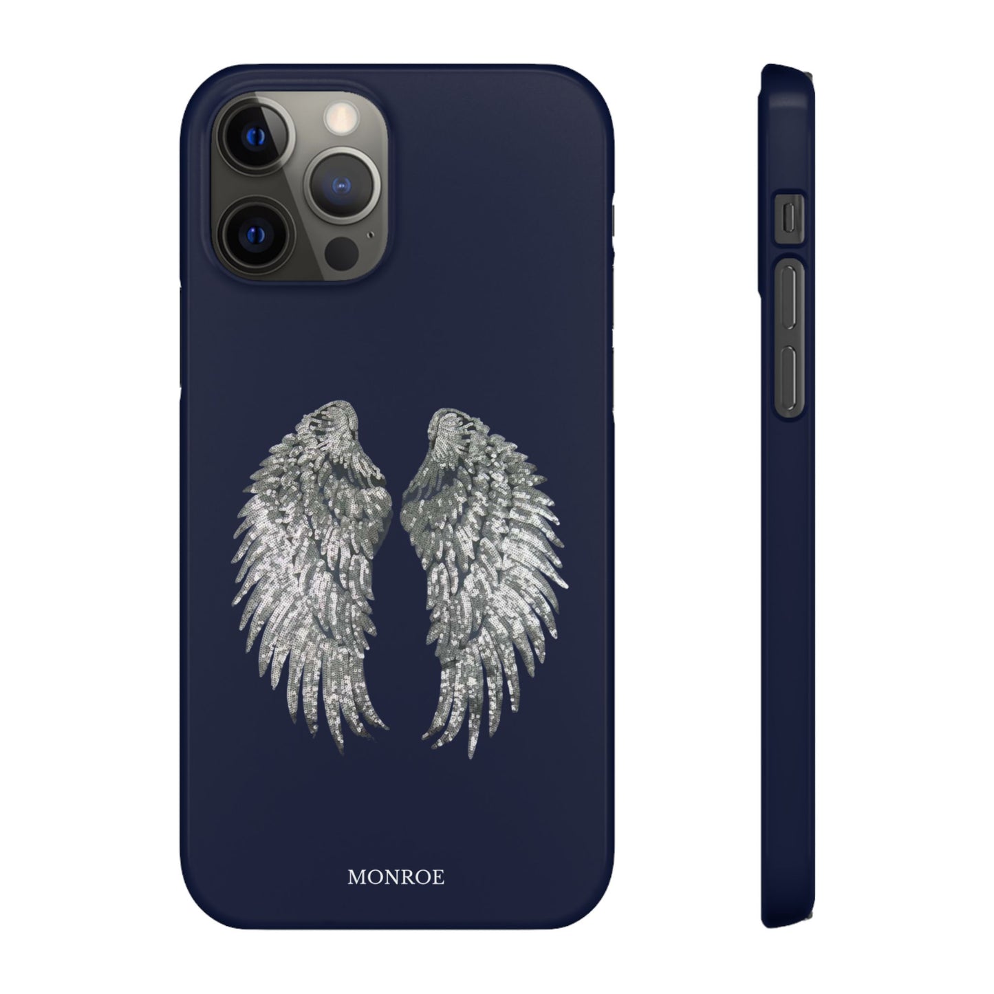 Navy Angel Wings Case