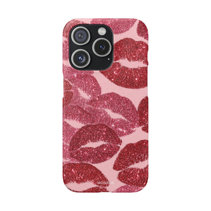 Pink Glitter Kiss Case