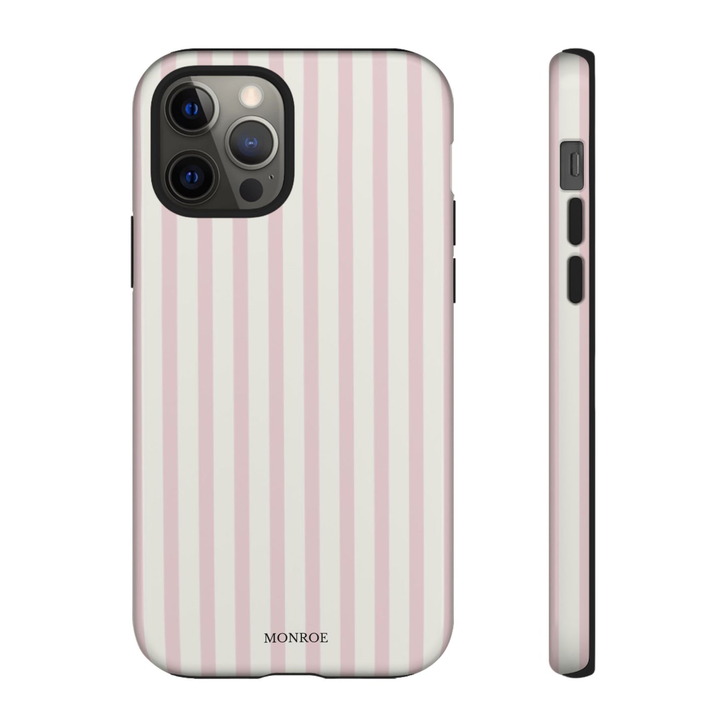 Light Pink Stripe Tough Phone Case