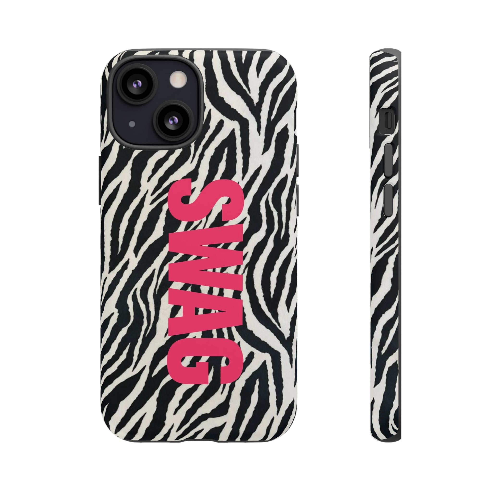 'SWAG' Zebra Print Tough Case