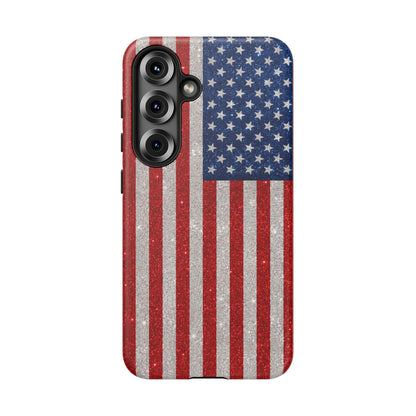 America Glitter Tough Case