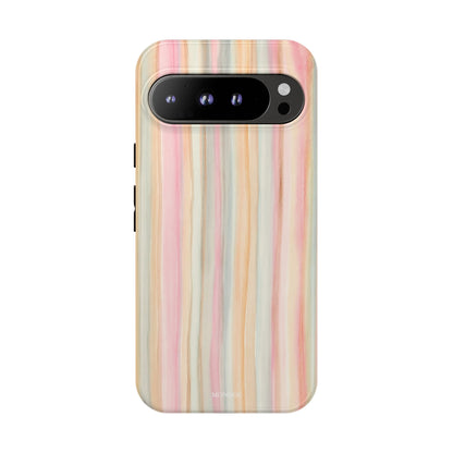 Pastel Watercolor Stripe Tough Case