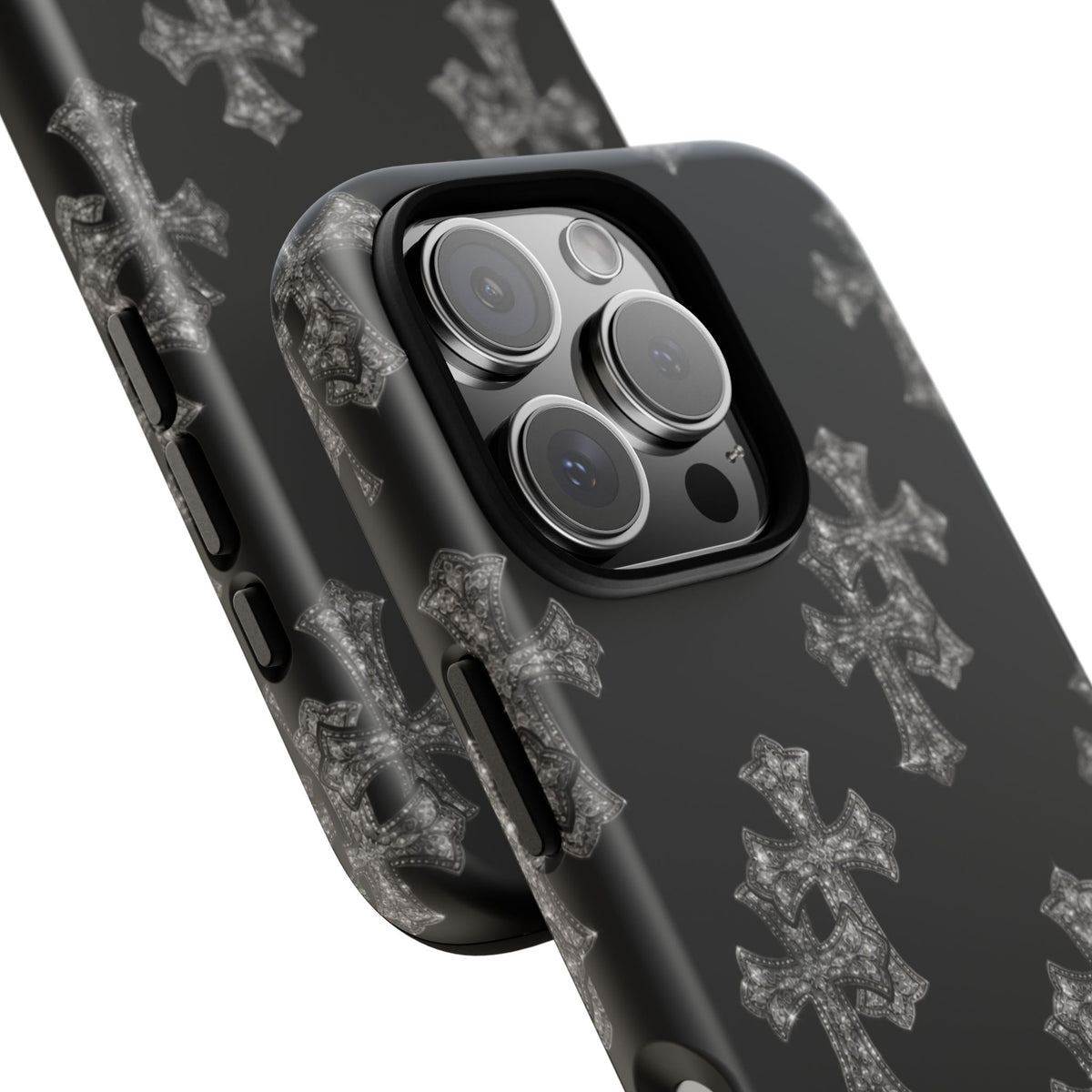 Black Crystal Cross Tough Case