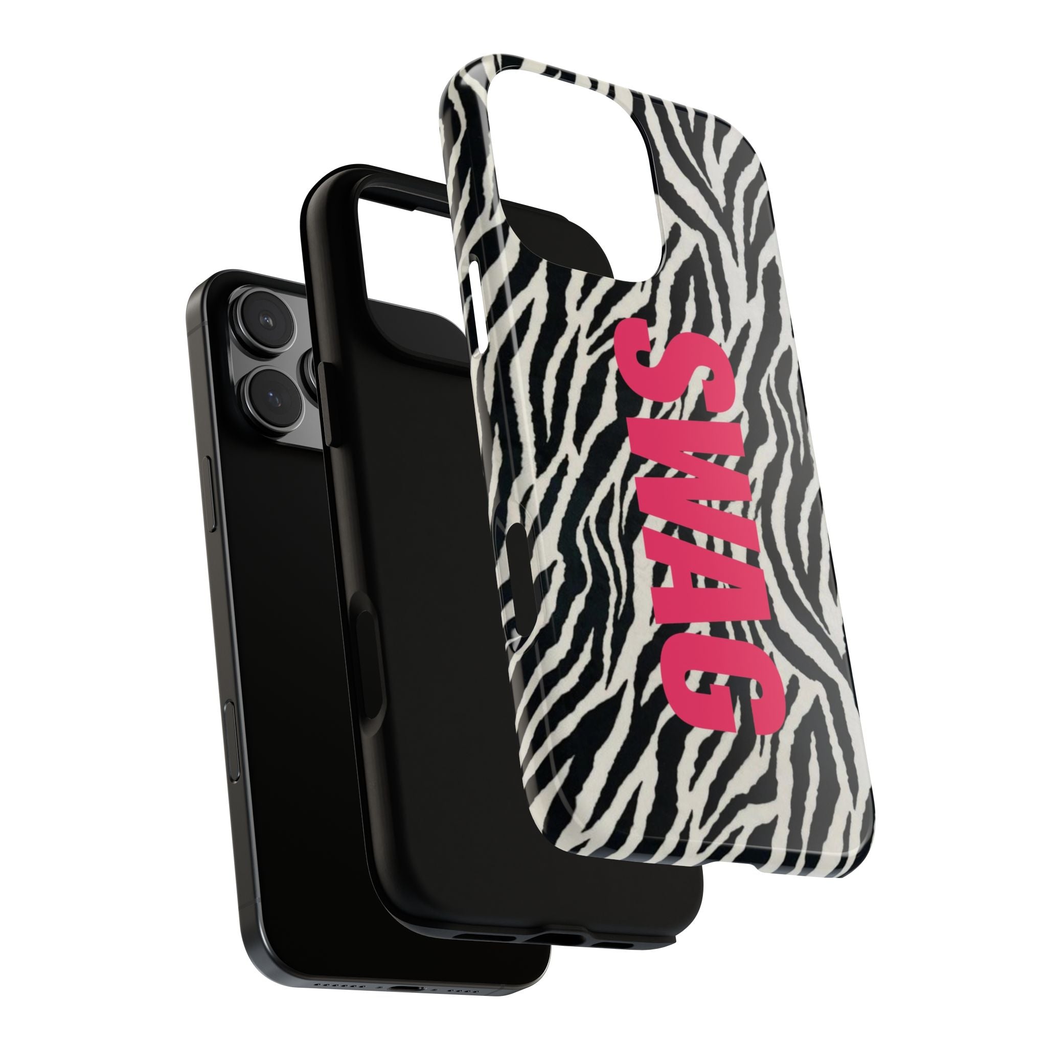 'SWAG' Zebra Print Tough Case
