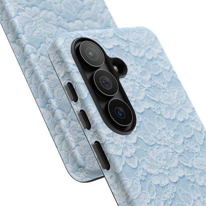 Glacier Blue Lace Tough Case