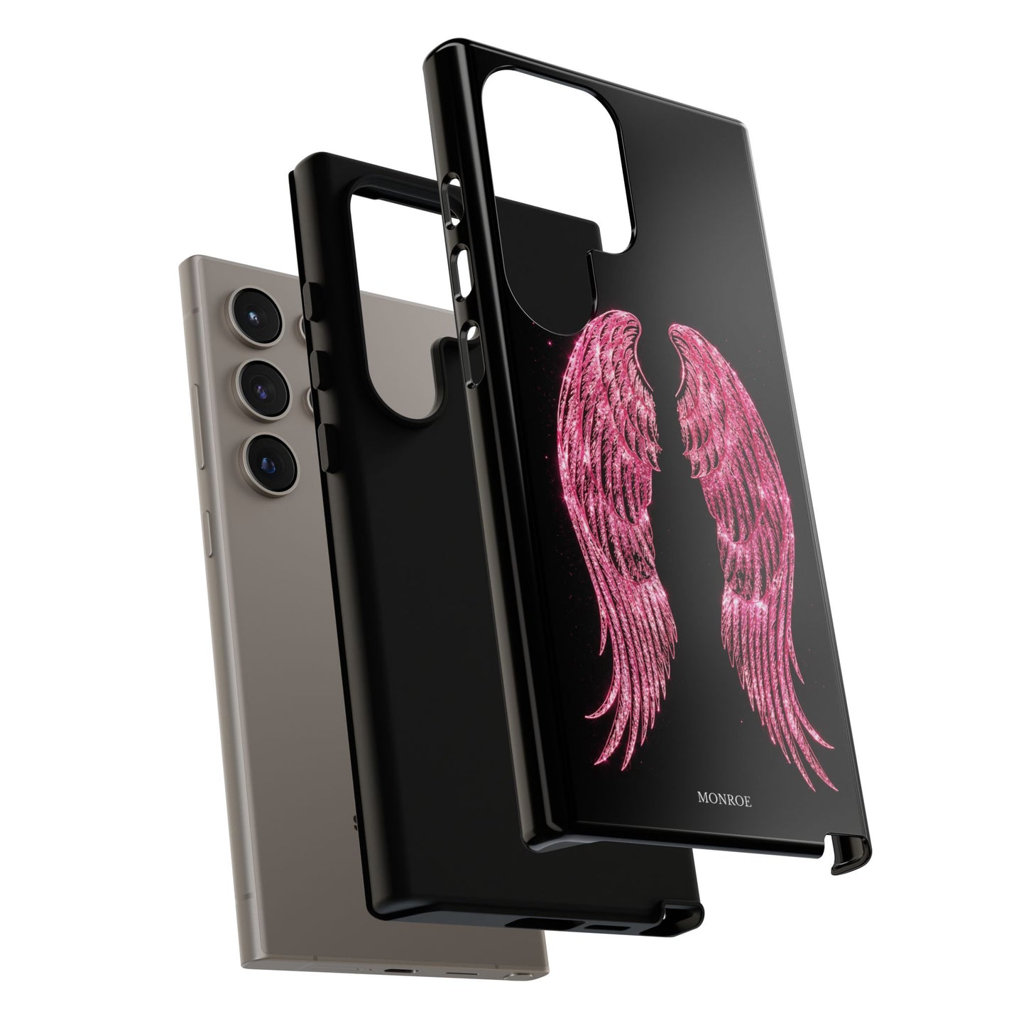 Pink Glitter Angel Tough Case