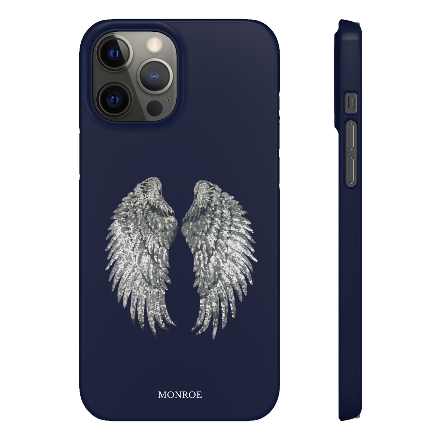 Navy Angel Wings Case