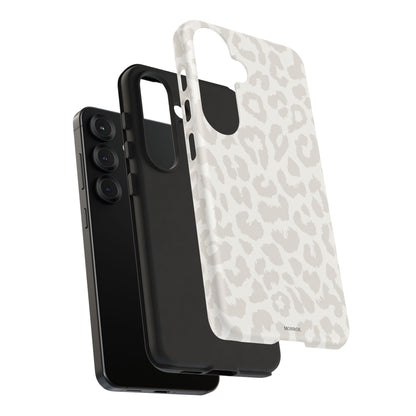White Leopard Print Tough Case