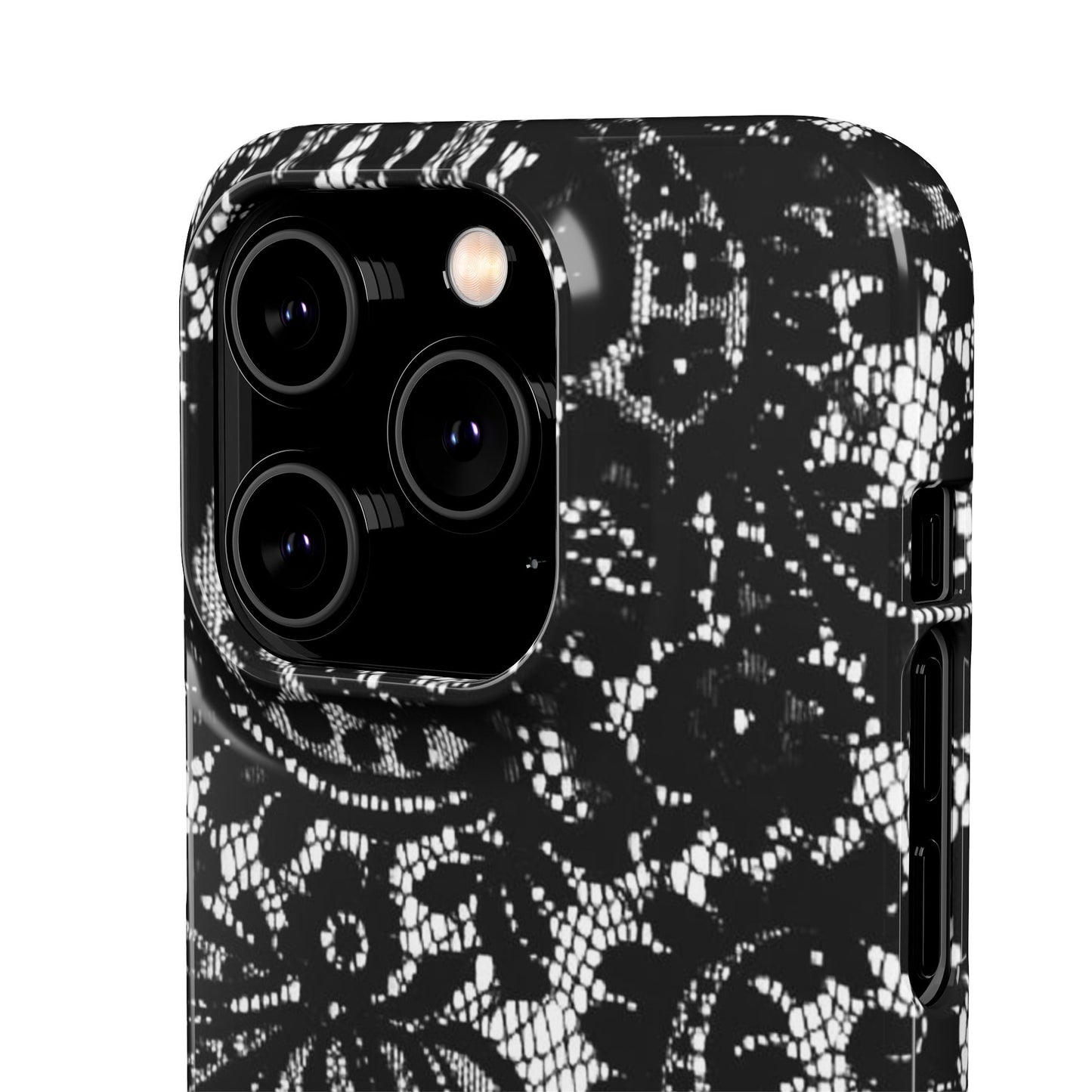 Black Lace Elegant Pattern Case