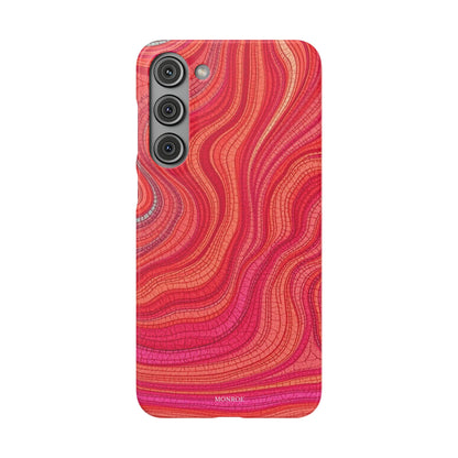 Retro Wavy Red Case