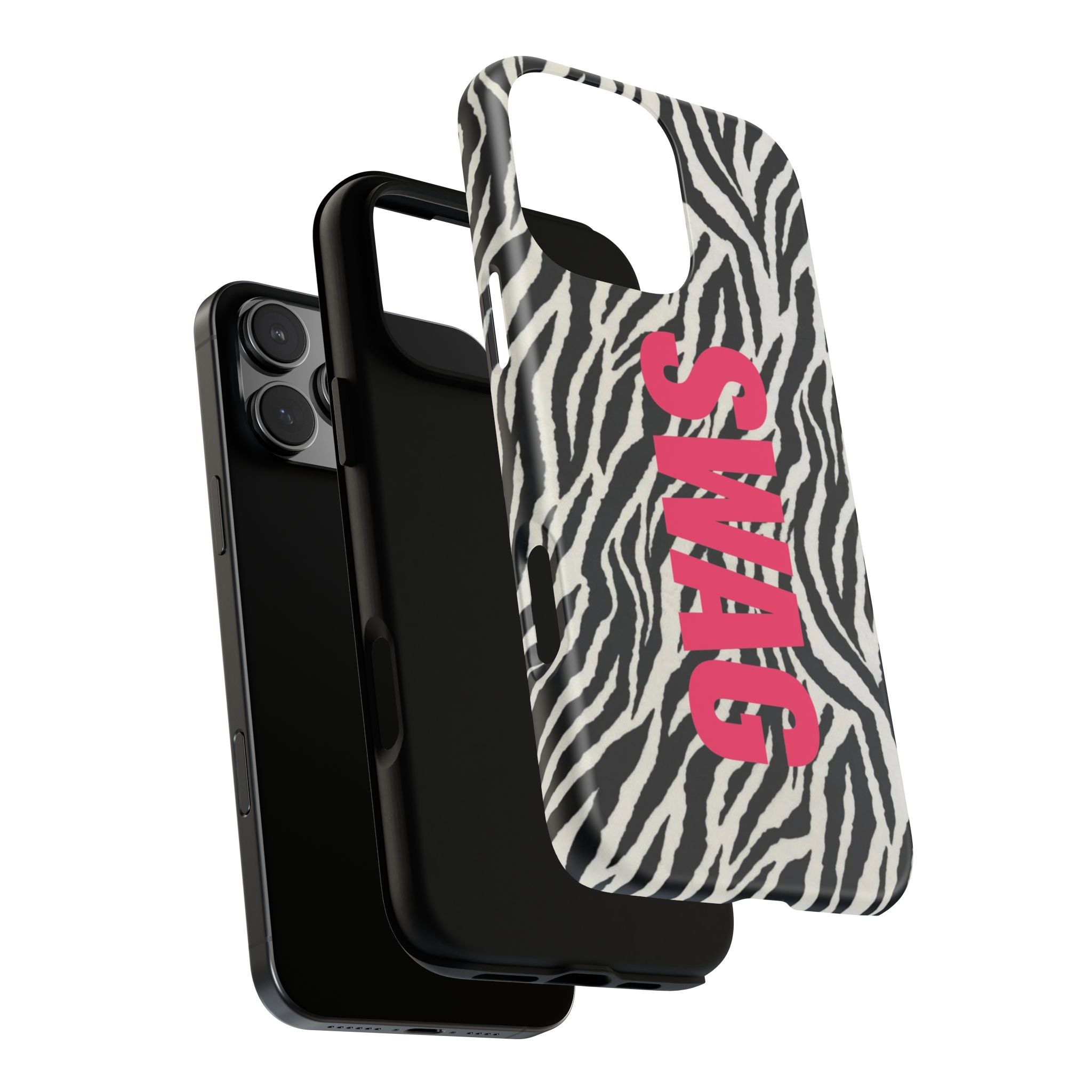 'SWAG' Zebra Print Tough Case