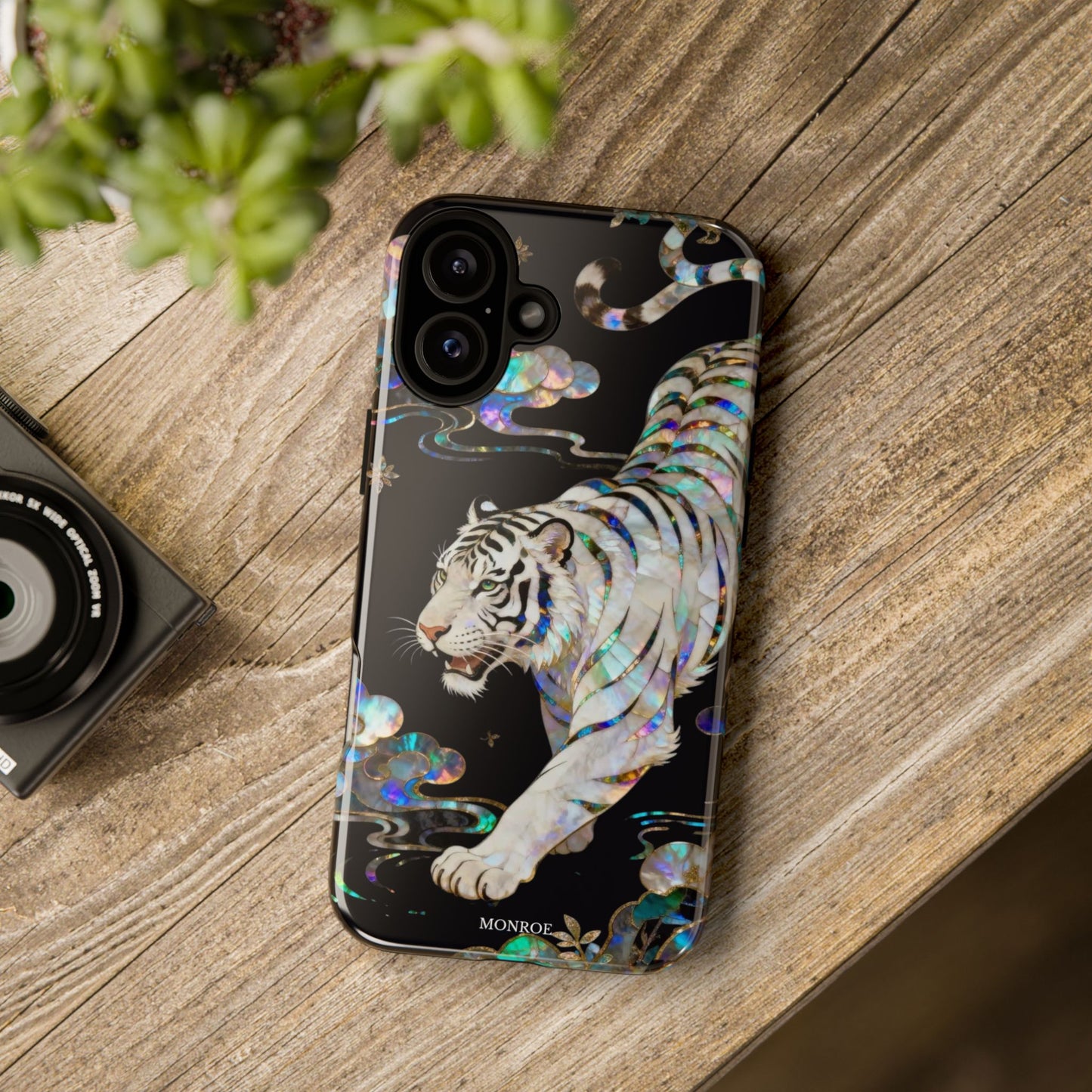 Iridescent White Tiger Tough Case