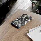 Black and Kiss Design Phone Case