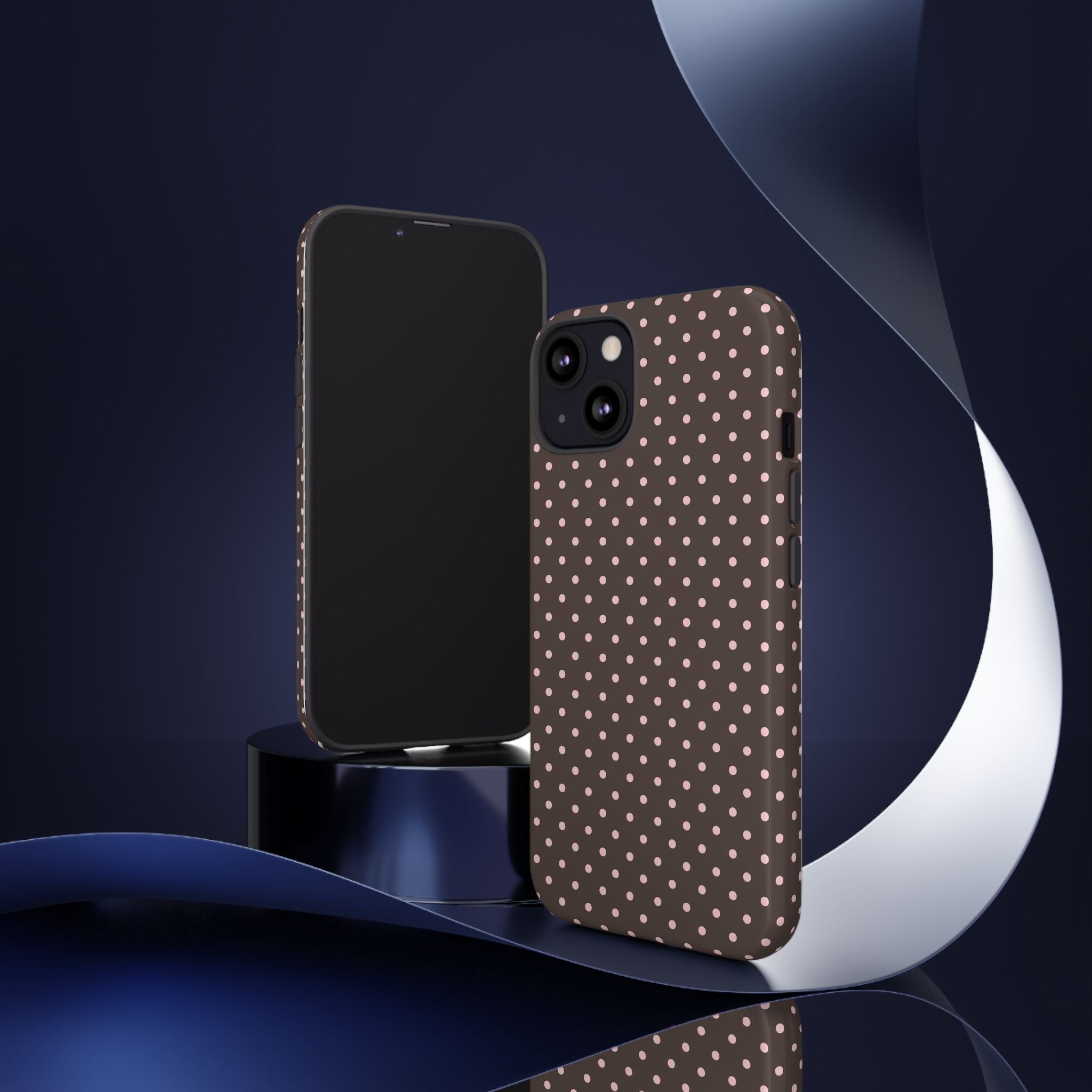 Brown Polka Phone Case
