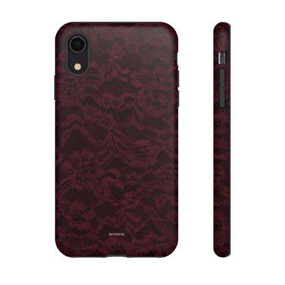 Burgundy Lace Tough Case