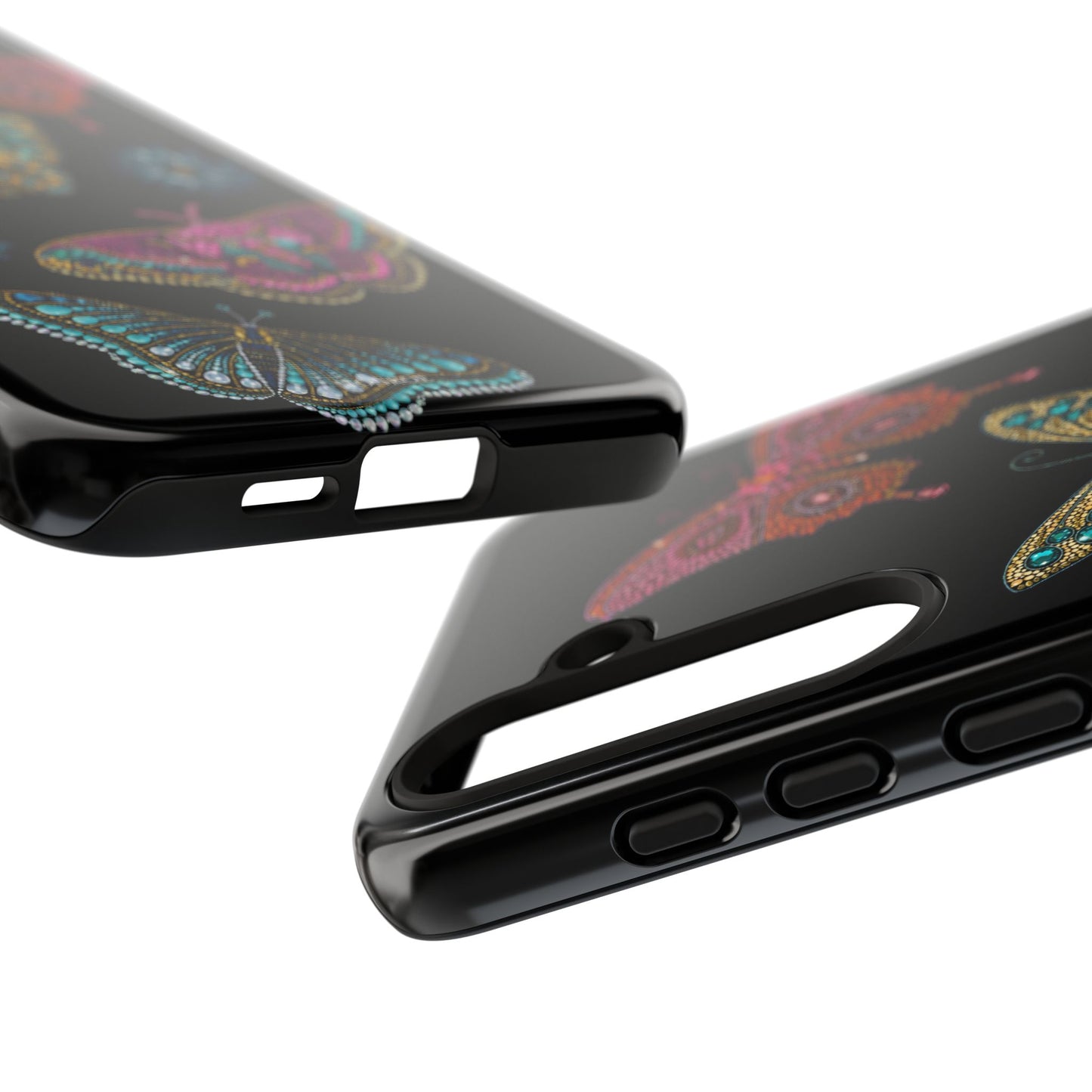 Butterfly Beaded Tough Case