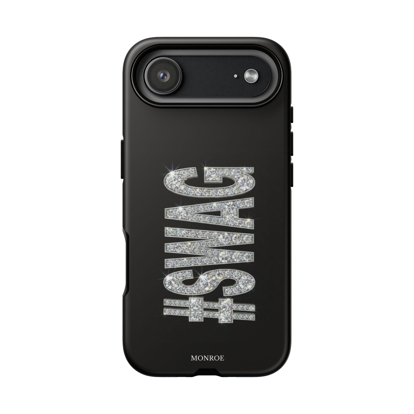 “#SWAG” Black Bling Tough Case
