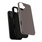 Brown Polka Phone Case