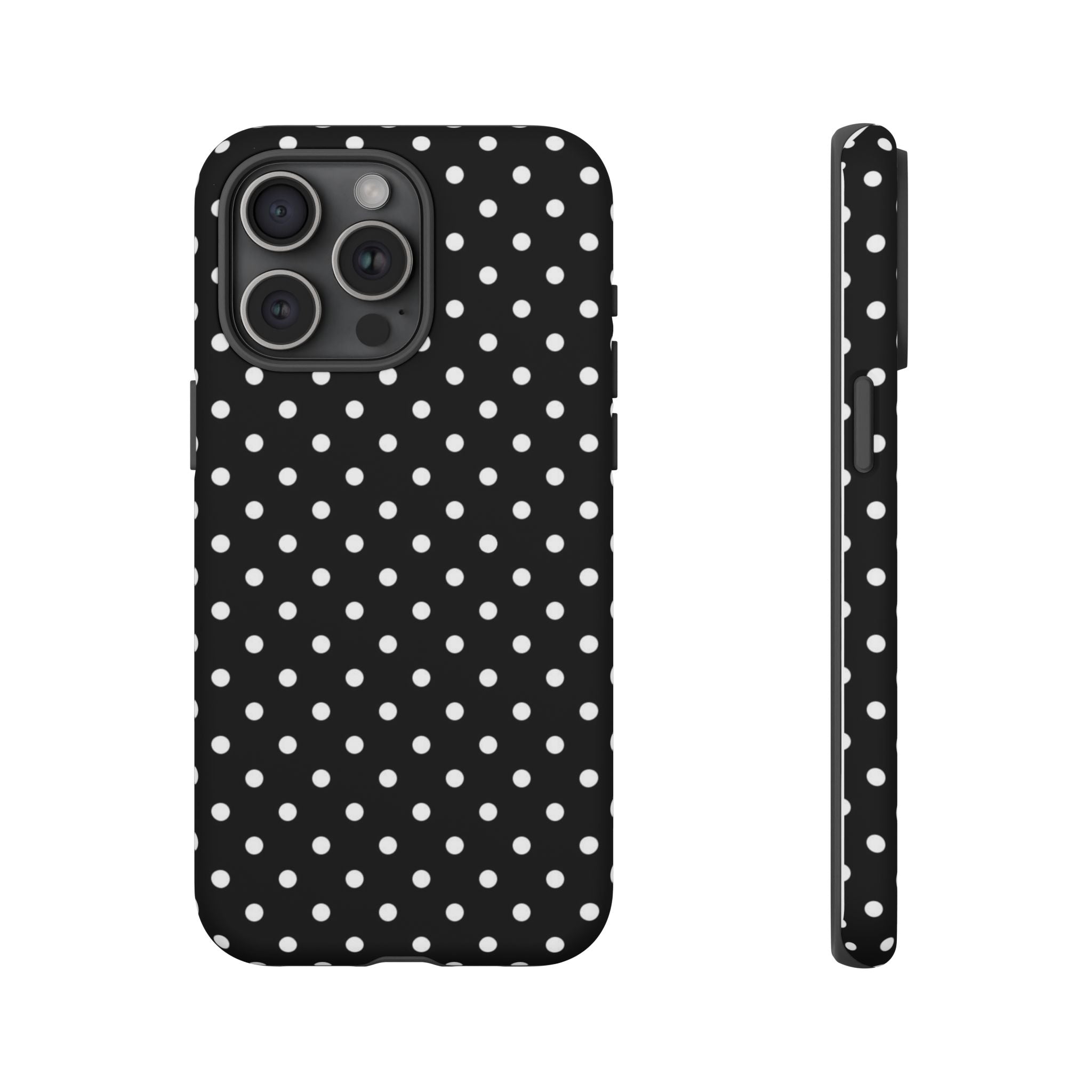 Black Polka Dot Phone Case