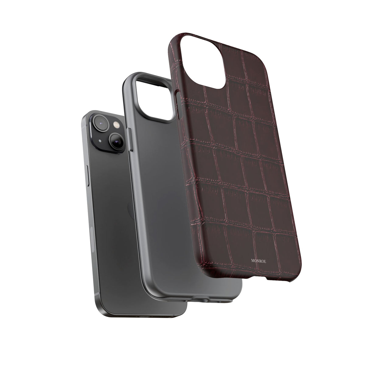 Burgundy Croc Tough Case