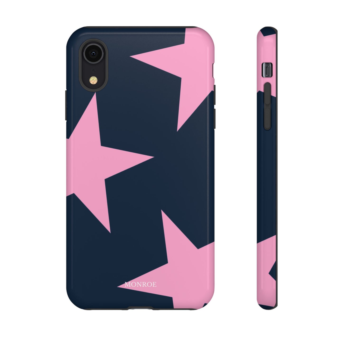 Navy & Pink Star Tough Cover
