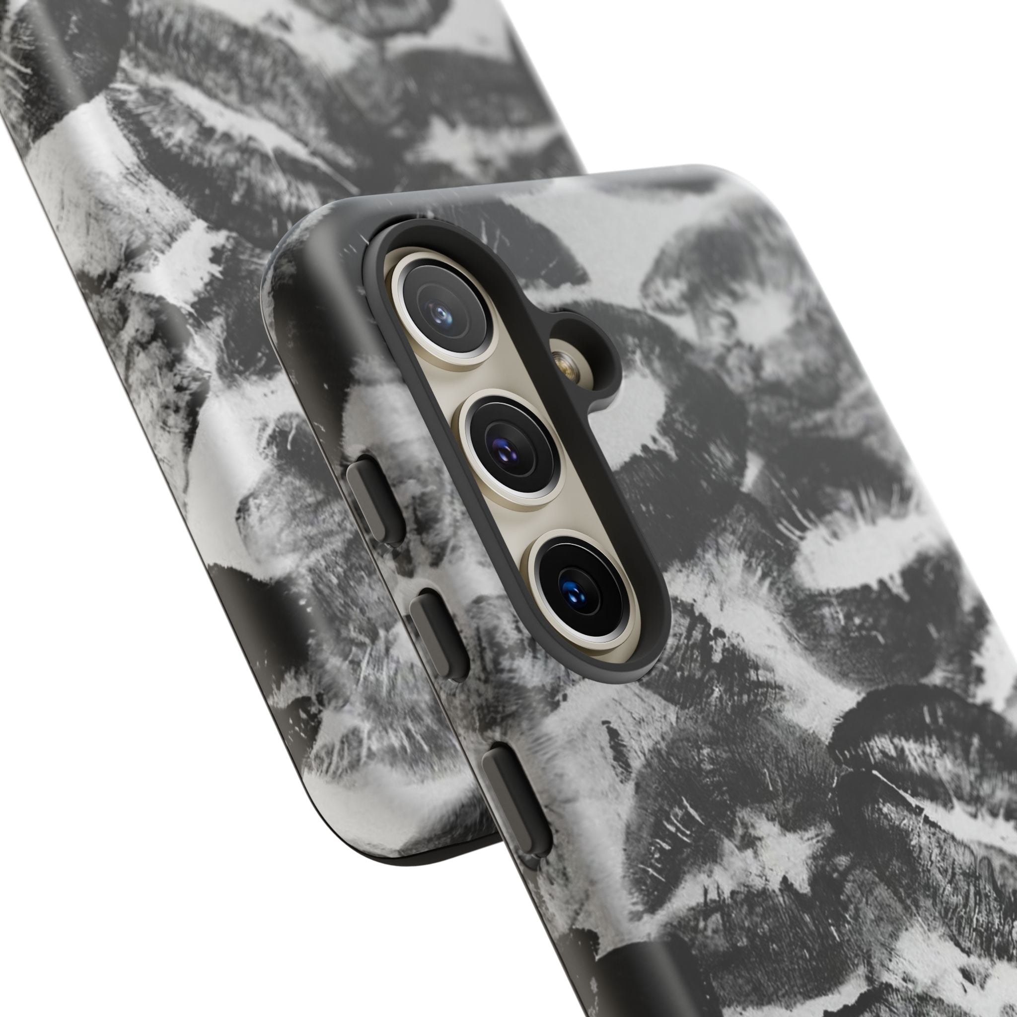 Black and Kiss Design Phone Case