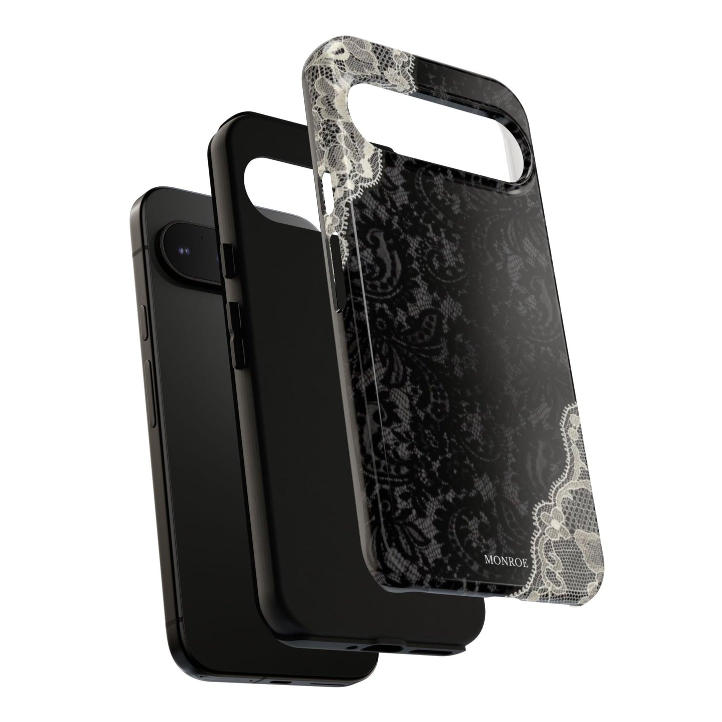 Black & White Edged Tough Case