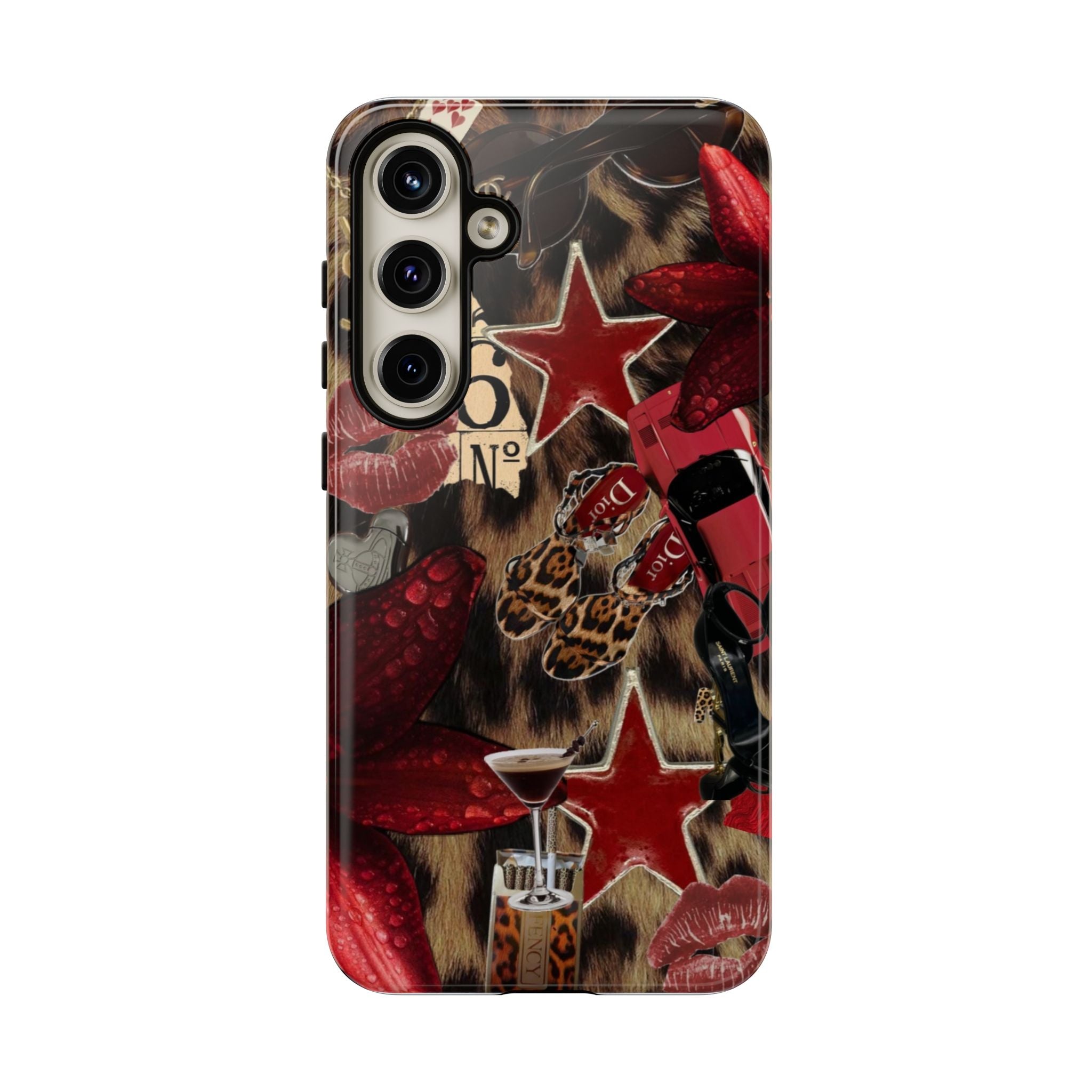 Cheetah Red Phone Case