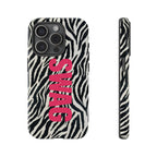 'SWAG' Zebra Print Tough Case