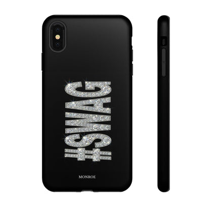 “#SWAG” Black Bling Tough Case