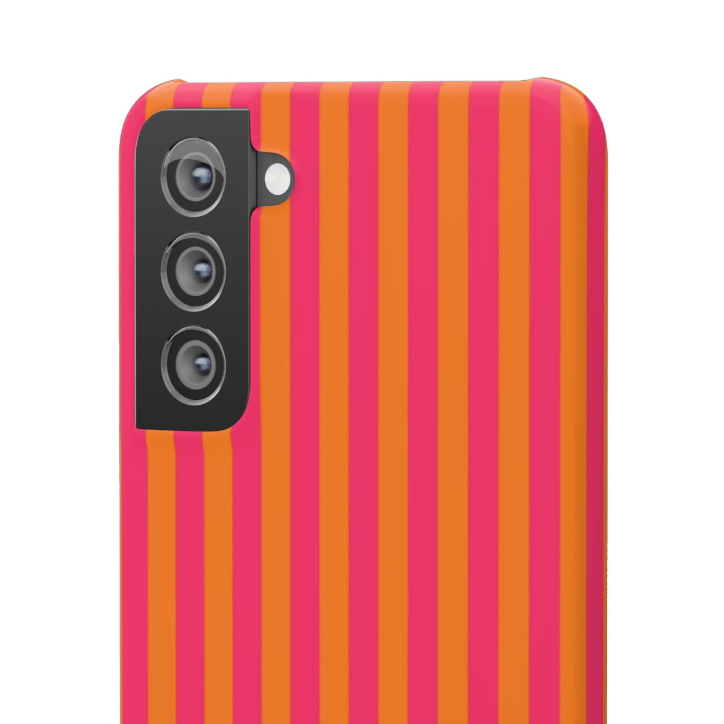 Striped Orange & Pink Case