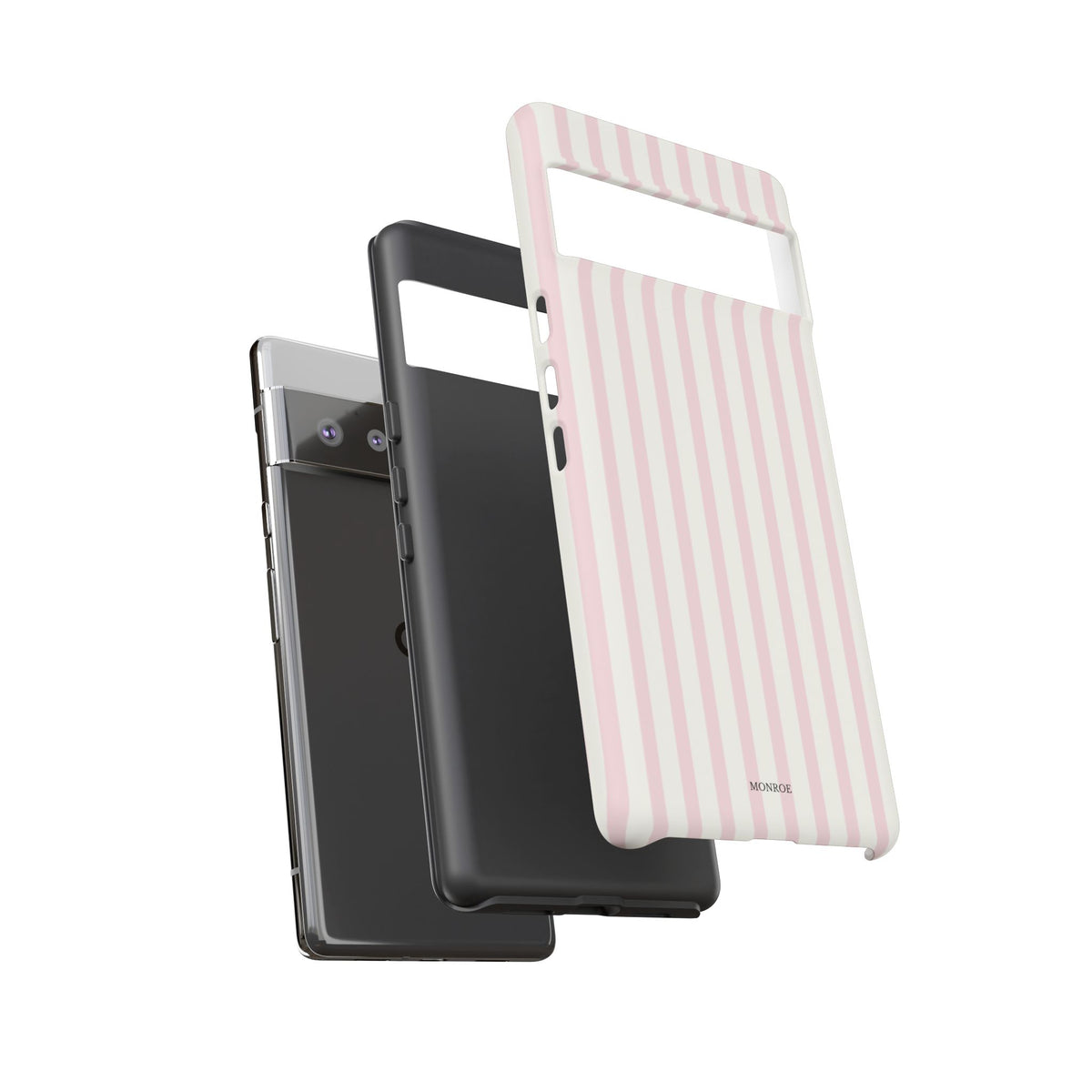 Light Pink Stripe Tough Phone Case