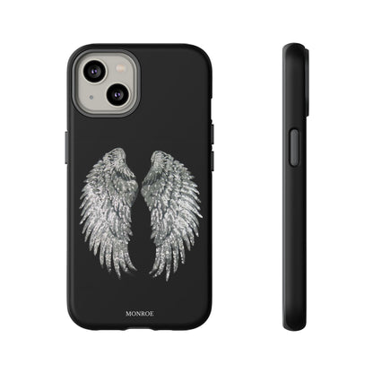 Silver Wings Black Tough Case