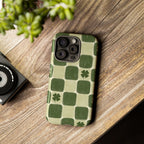 Clover Checker Tough Phone Case