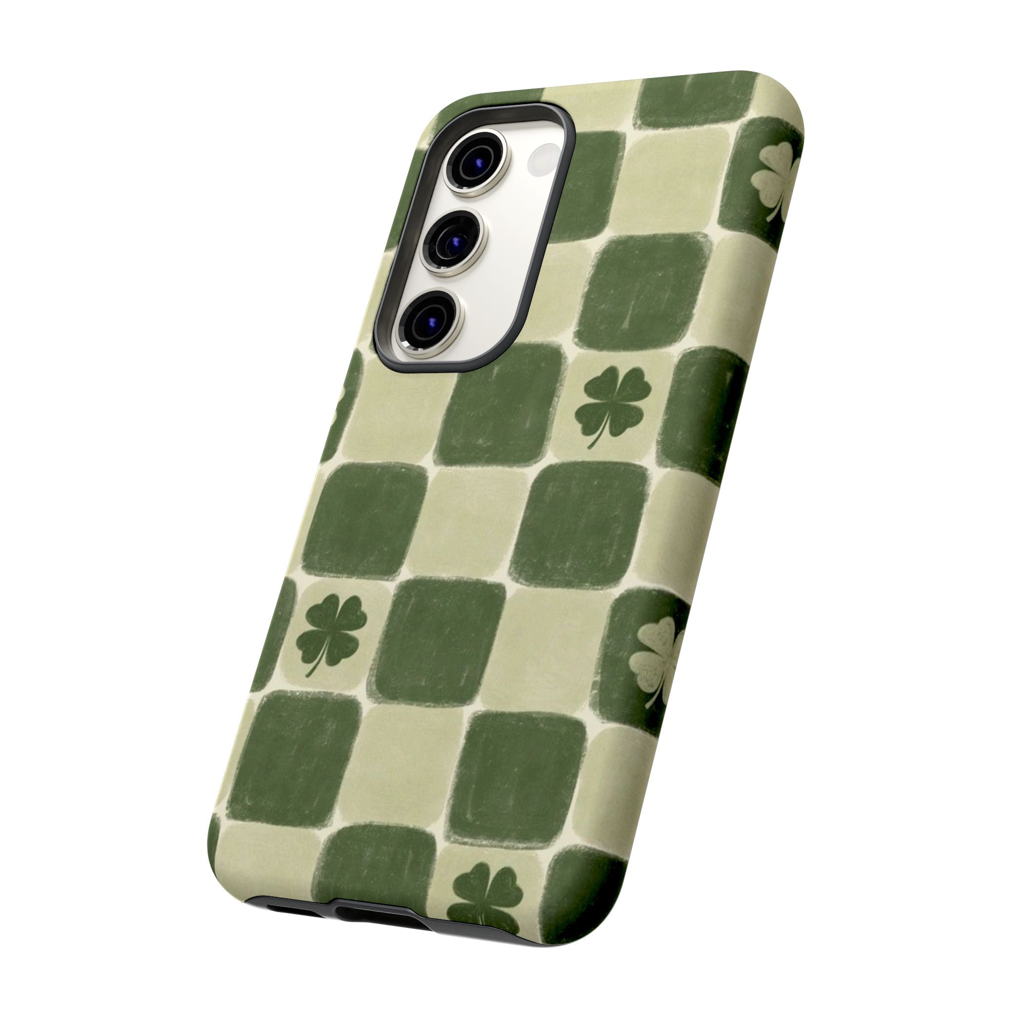 Clover Checker Tough Phone Case