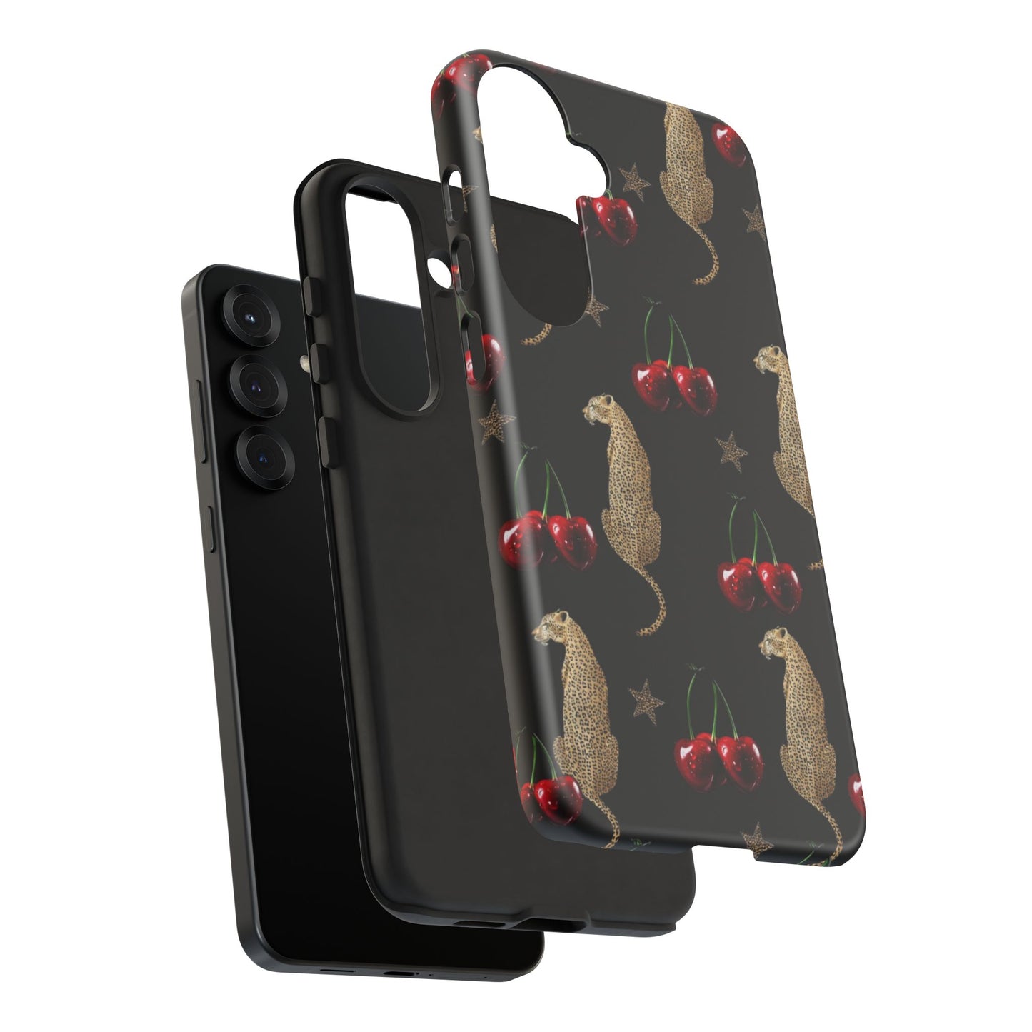 Leopard & Cherry Tough Case
