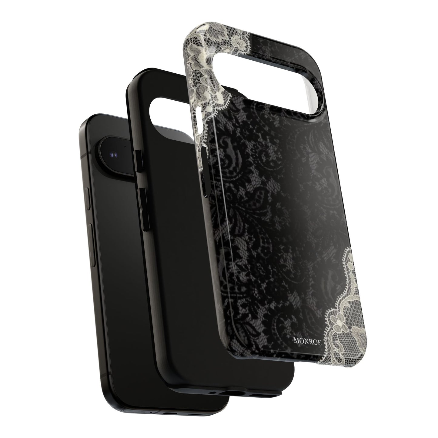 Black & White Edged Tough Case