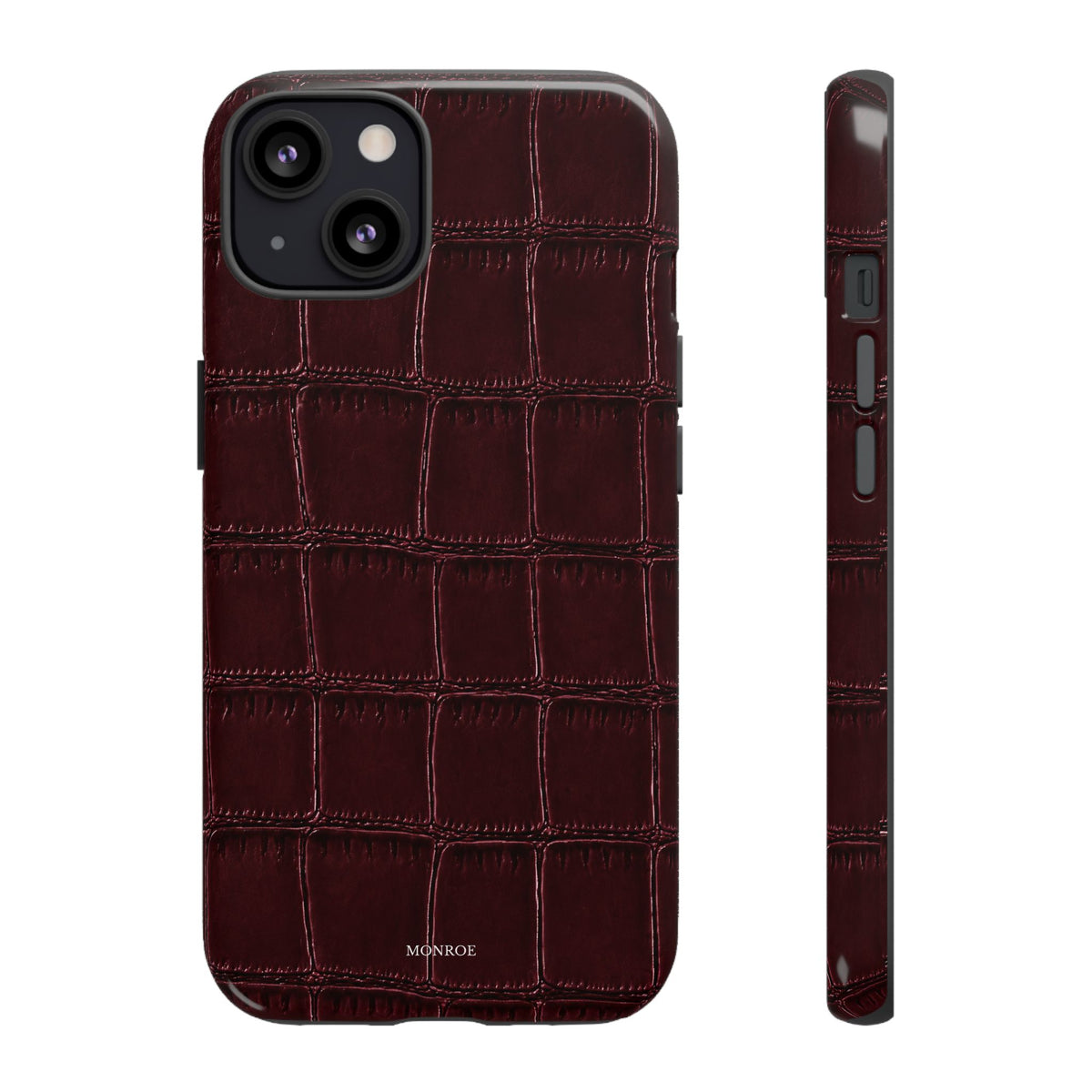Burgundy Croc Tough Case