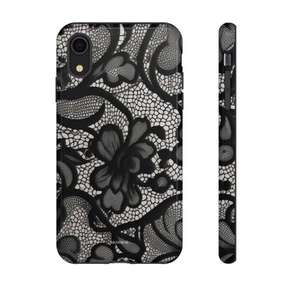 Black Floral Vintage Case