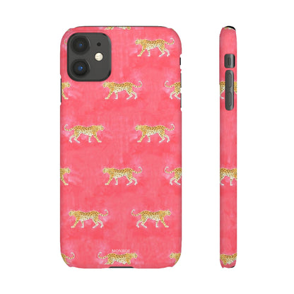 Pink Watercolor Leopard Case