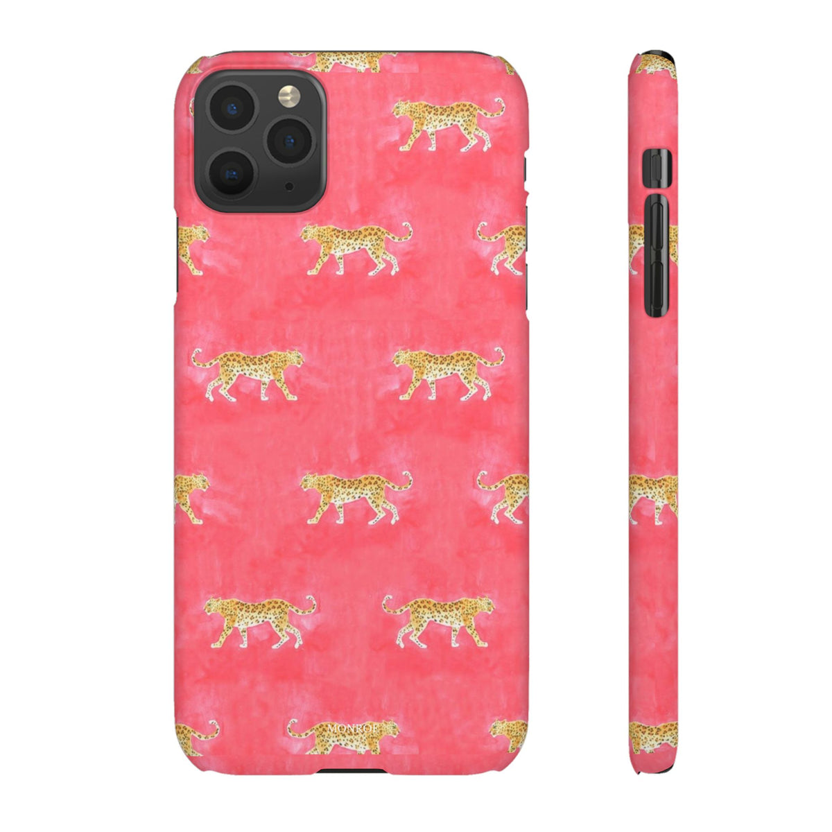 Pink Watercolor Leopard Case