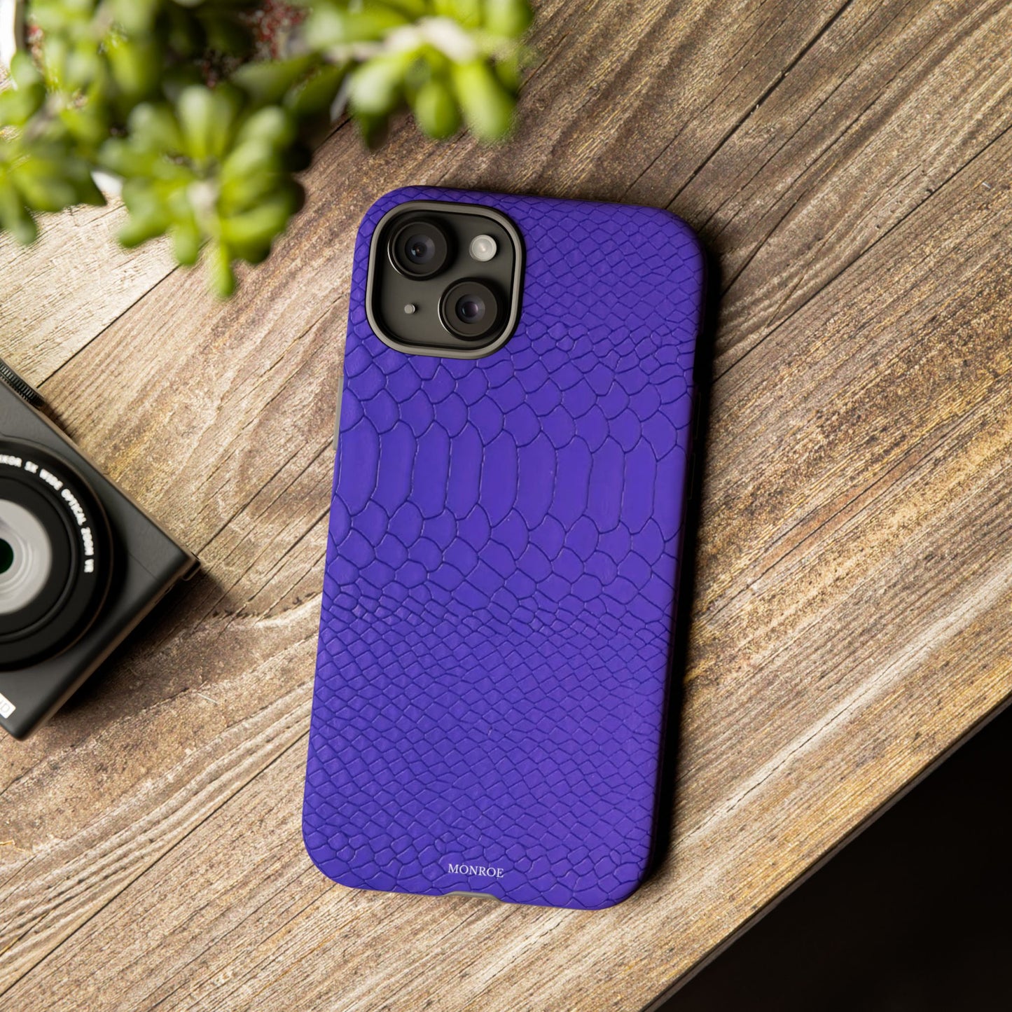 Dark Purple Snake Tough Case