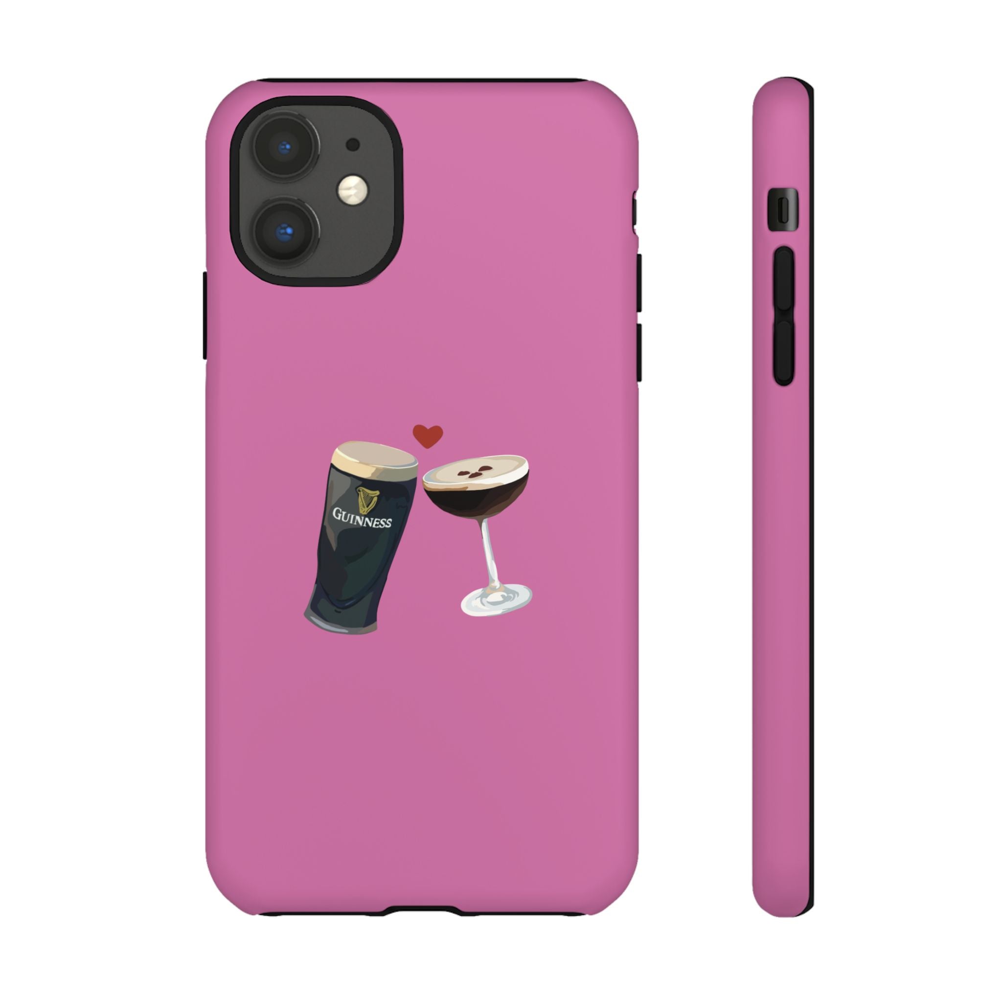 Pint & Wine Glass (Pink) Tough Case