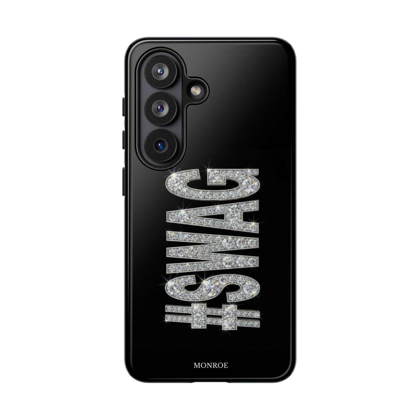 “#SWAG” Black Bling Tough Case