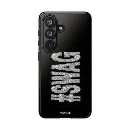 “#SWAG” Black Bling Tough Case