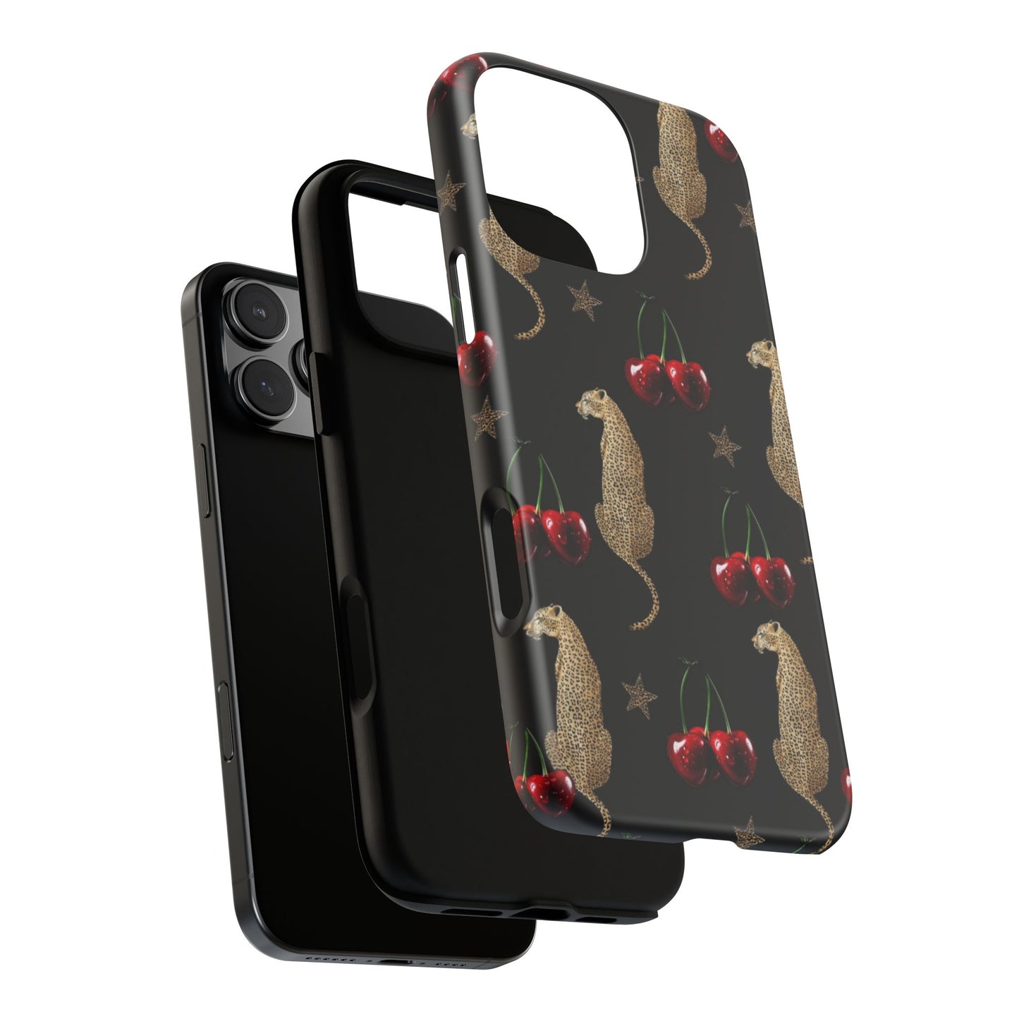 Leopard & Cherry Tough Case