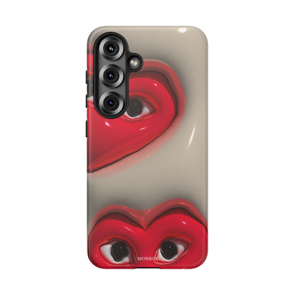 Red Heart Eyes Tough Case