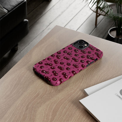 Burgundy Cherries Tough Case